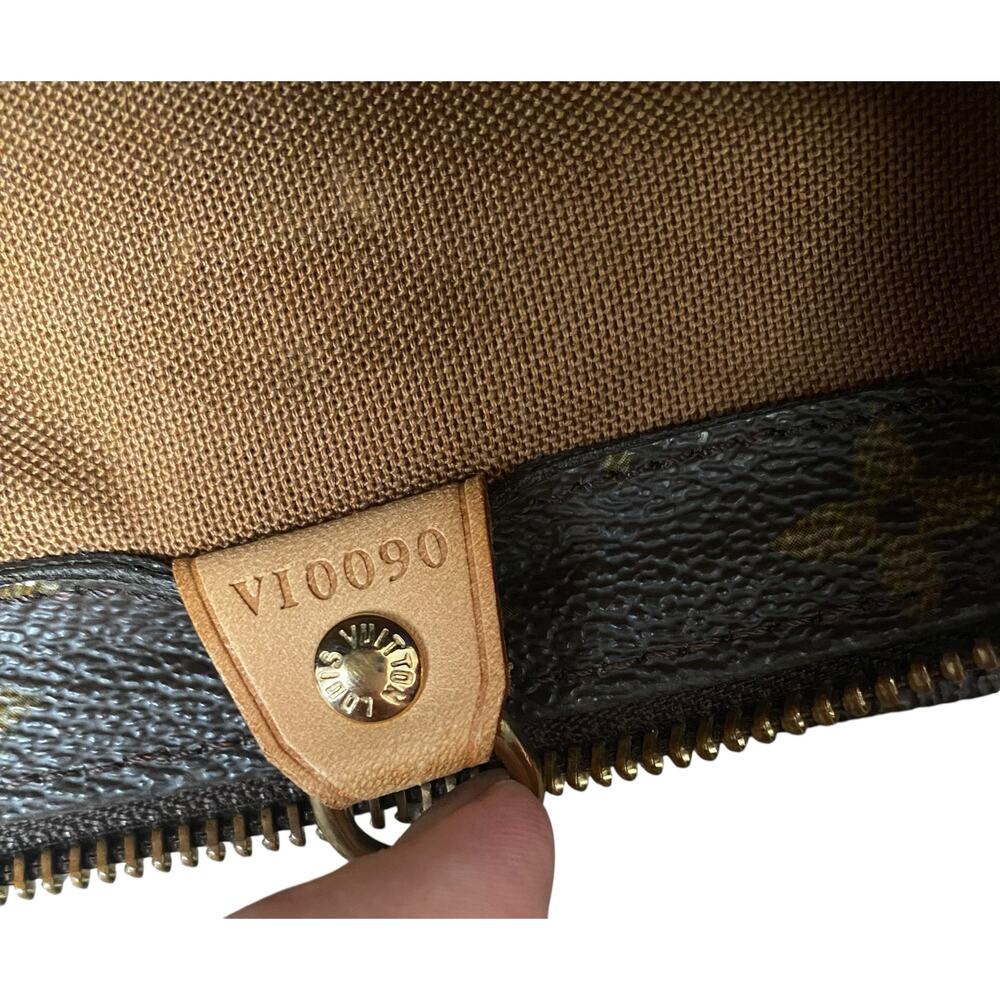 Louis Vuitton Cabas Piano Tote Bag Monogram LV Canvas Brown Shoulder Bag Travel - Picture 11 of 16